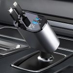 Ouvian 4-in-1 Retractable Car Charger (RC12W-1)