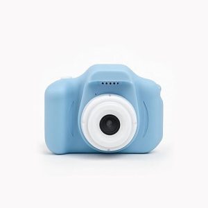 Ouvian Mini HD Kids Camera – Fun Bear Design (Blue) | Perfect Gift for Ages 5–15