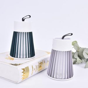 Ouvian USB Mosquito Killer Lamp – Portable & Silent 360° UV bug zapper with quiet operation. USB rechargeable, includes cleaning brush. Ideal for indoor & outdoor use.